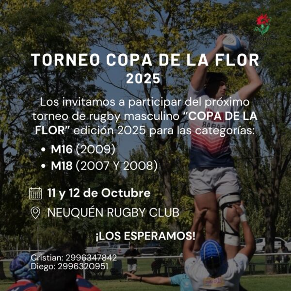 Neuquén se prepara para una nueva edición del Torneo de la Flor