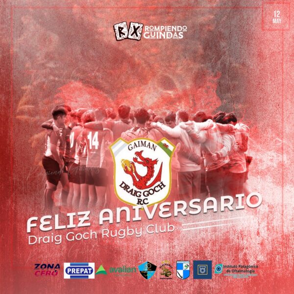 ¡Felices 21 años, Draig Goch Rugby Club!