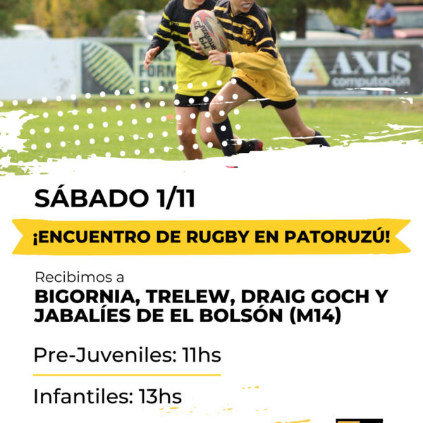Jornada de rugby infantil en Patoruzú RC