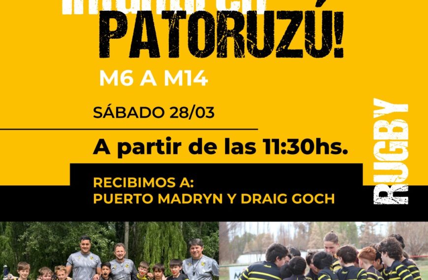 Encuentro de rugby infantil en Patoruzu RC