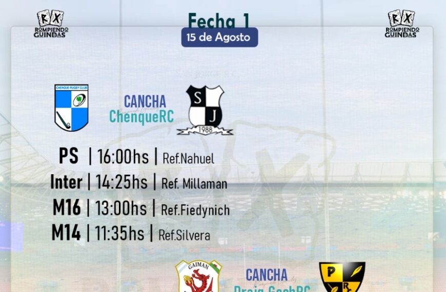 Chenque RC recibe a San Jorge RC en el Trébol